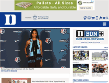 Tablet Screenshot of goduke.com